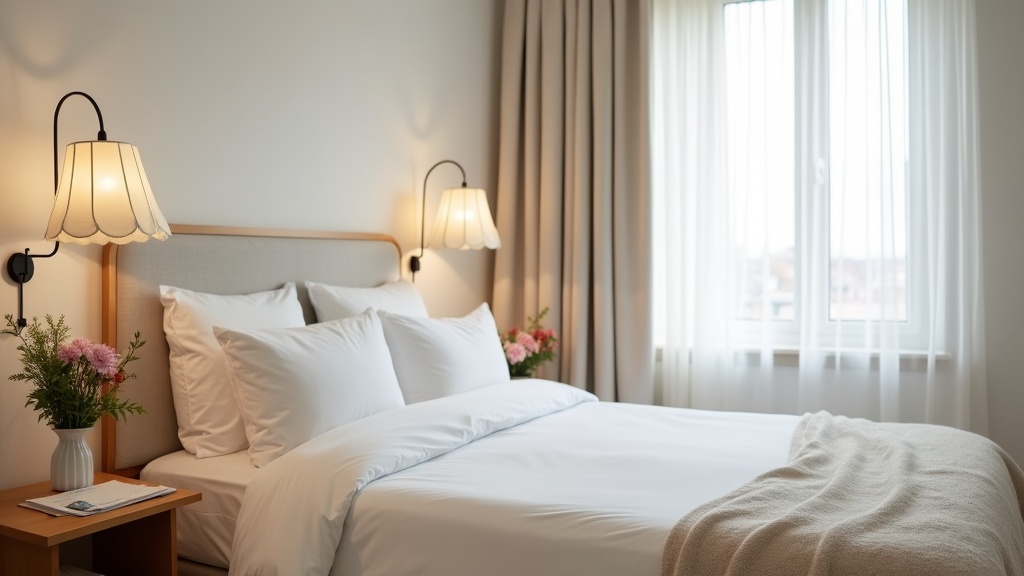 Beautifully prepared Airbnb bedroom ready for August bank holiday guests