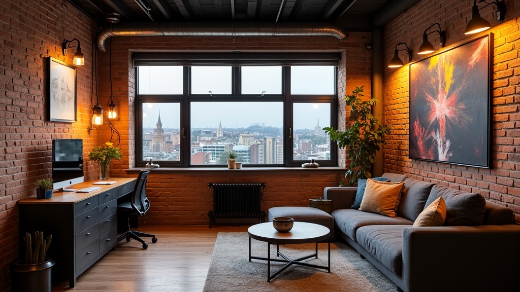 Contemporary Bristol Airbnb with urban character and workspace