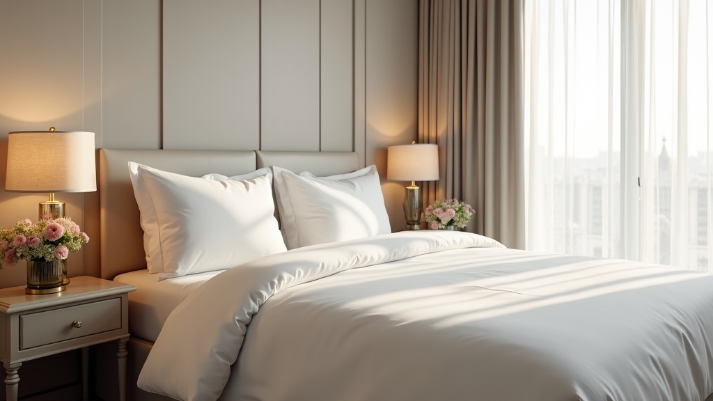Optimised Airbnb bedroom setup for guest satisfaction