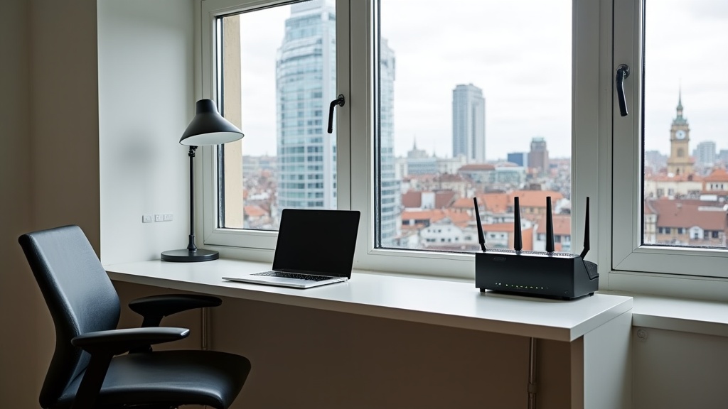 Professional workspace in Dublin Airbnb for business travellers