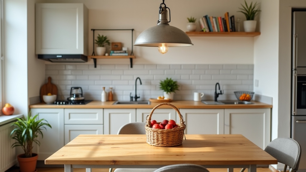 Well-appointed Airbnb kitchen with guest welcome amenities