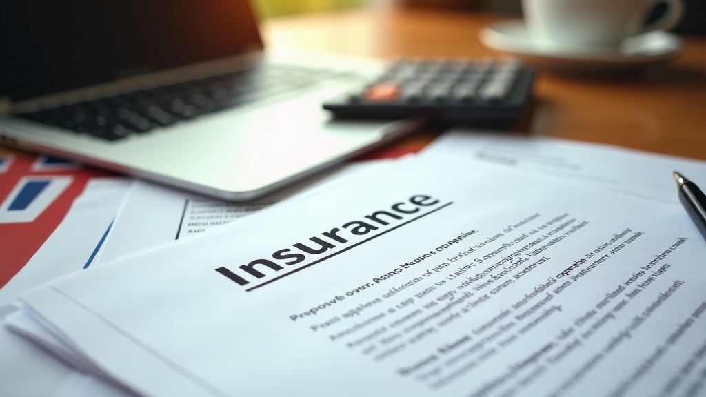 Insurance documents and policy papers for property coverage