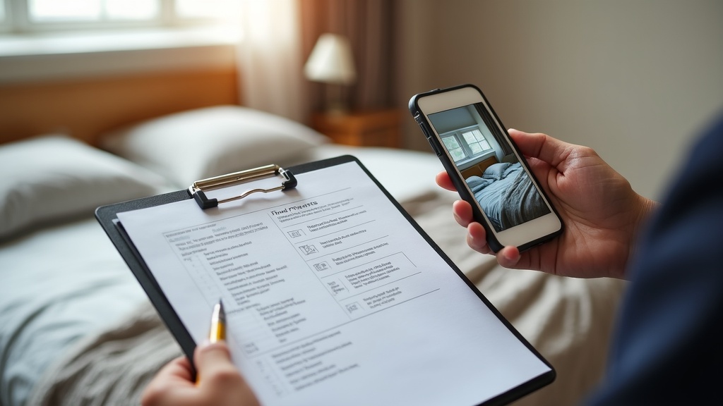 Property damage documentation for insurance claims