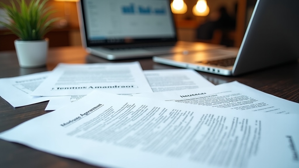 Mortgage and tenancy legal documents for Airbnb compliance