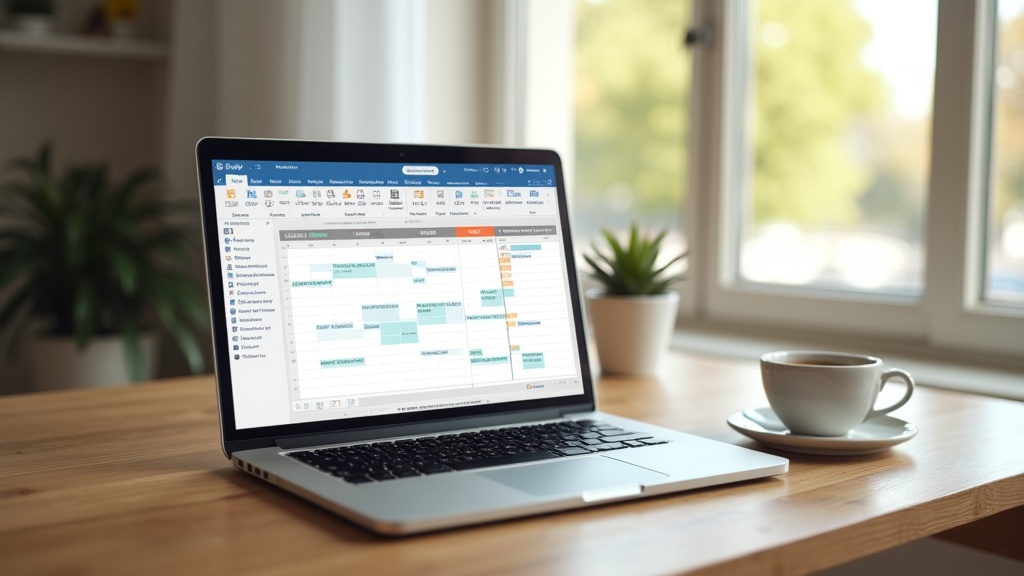 Host managing Airbnb peak season pricing strategy on laptop
