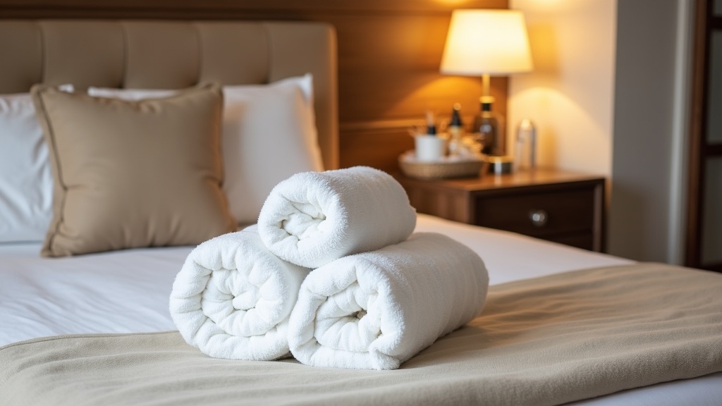 Thoughtfully prepared Airbnb bedroom with guest amenities