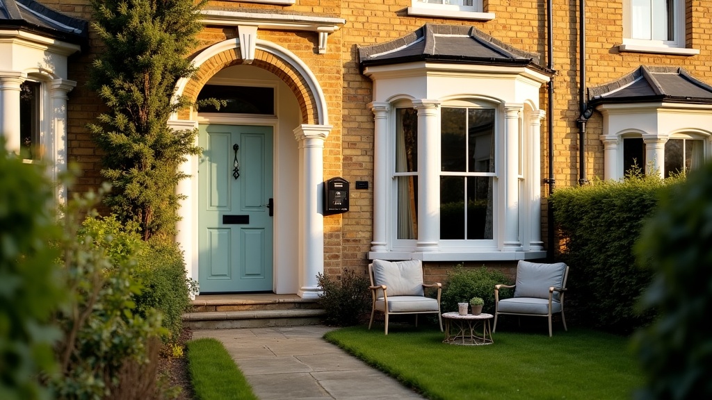 British multi-bedroom house exterior prepared for Airbnb hosting