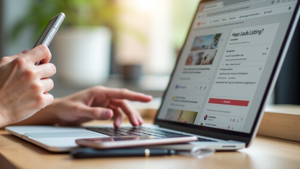Host optimising Airbnb title length on mobile and desktop
