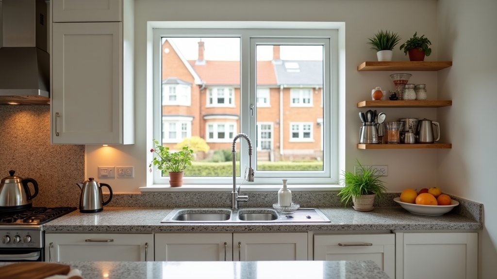 Fully equipped Airbnb kitchen with self-catering facilities