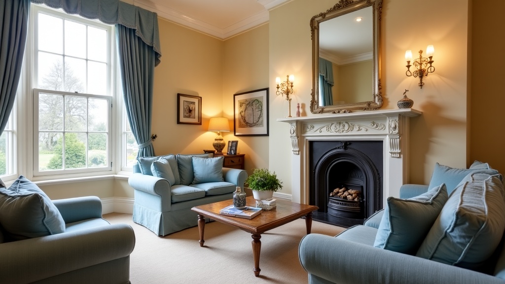 Stylish York Airbnb living room interior
