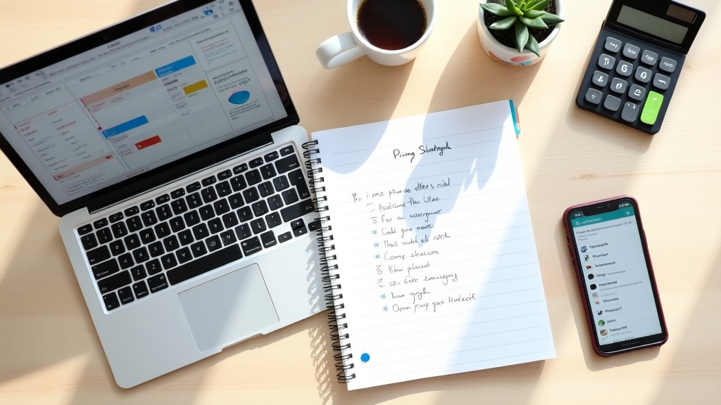 Airbnb host workspace with pricing strategy tools and calendar planning