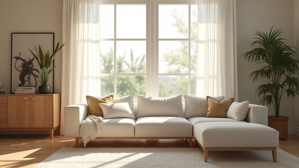 Living room styled as a perfect listing cover photo